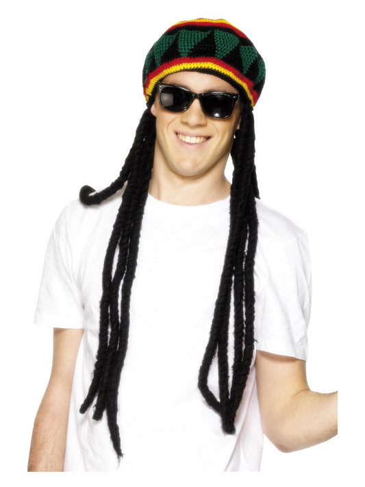 Rasta Beret Black  Yellow