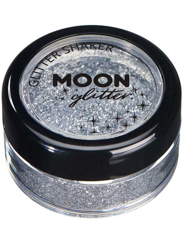 Adult Moon Glitter Classic Fine Glitter Shakers Silver