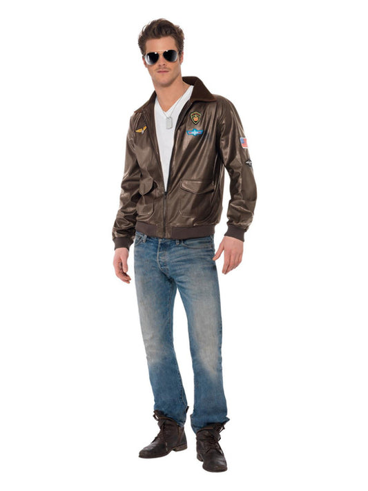 Top Gun Bomber Jacket Brown