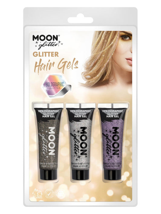 Adult Moon Glitter Holographic Glitter Hair Gel (3)