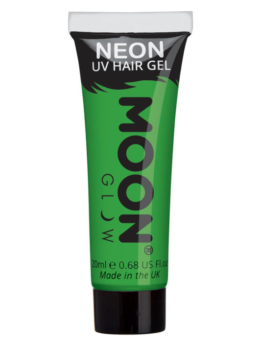 Adult Moon Glow Intense Neon UV Hair Gel Intense Green (2)