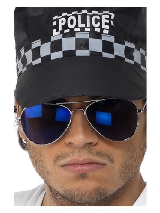 Aviator Specs Blue Mirror Silver