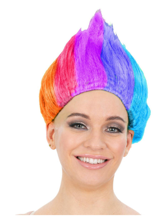 90s Troll Wig Rainbow