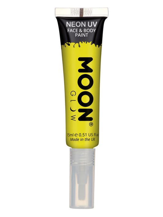 Adult Moon Glow Intense Neon UV Face Paint Yellow