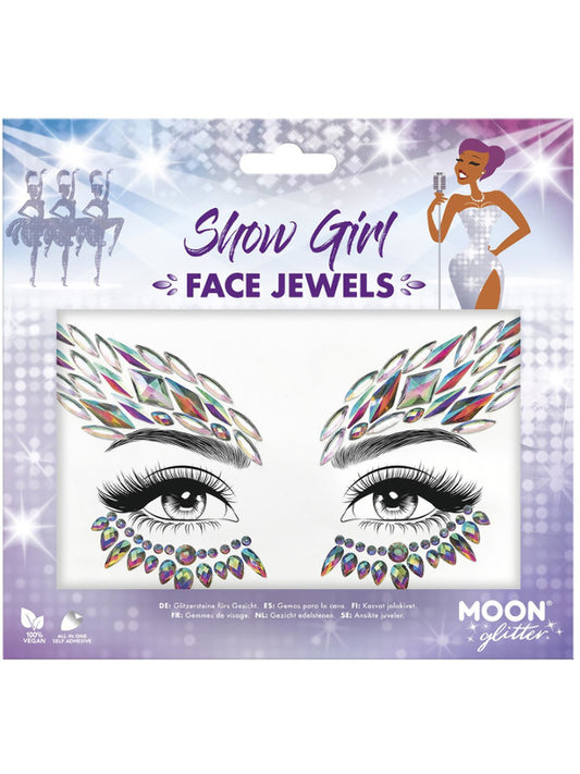 Moon Glitter Face Jewels Show Girl