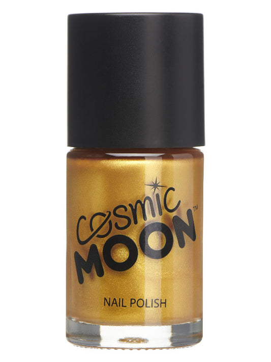 Adult Cosmic Moon Metallic Nail Polish Gold