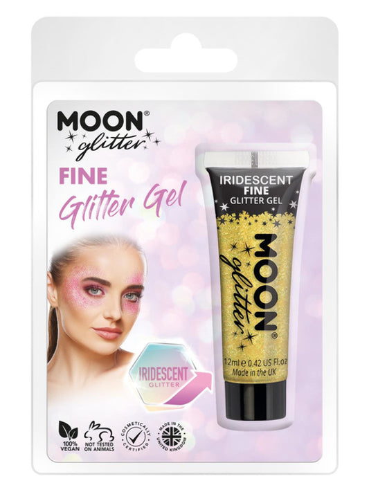Moon Glitter Iridescent Glitter Gel Yellow