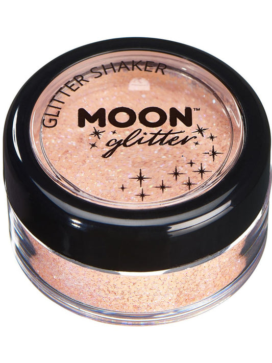Adult Moon Glitter Pastel Glitter Shakers Peach