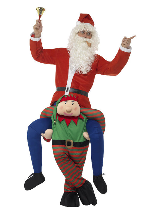 Piggyback Elf Costume Green