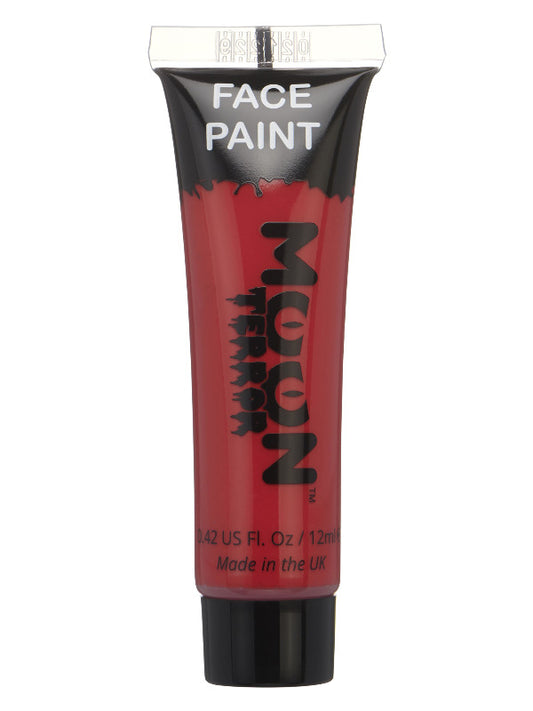 Adult Moon Terror Halloween Face  Body Paint Red