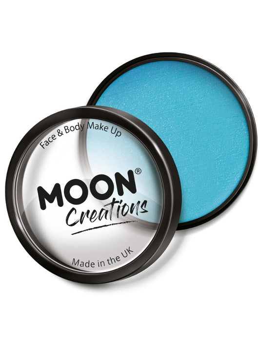 Moon Creations Pro Face Paint Cake Pot Aqua