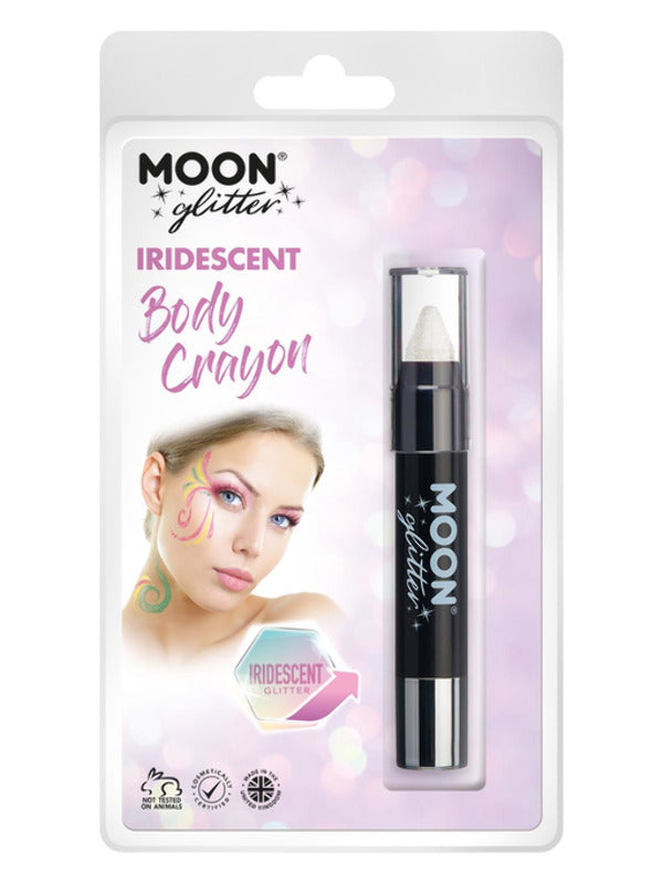 Adult Moon Glitter Iridescent Body Crayons White (2)